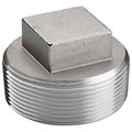 Merit Brass Co 3/4 304 Stainless Steel Plug, MNPT, Class 150, 300 PSI K417-12